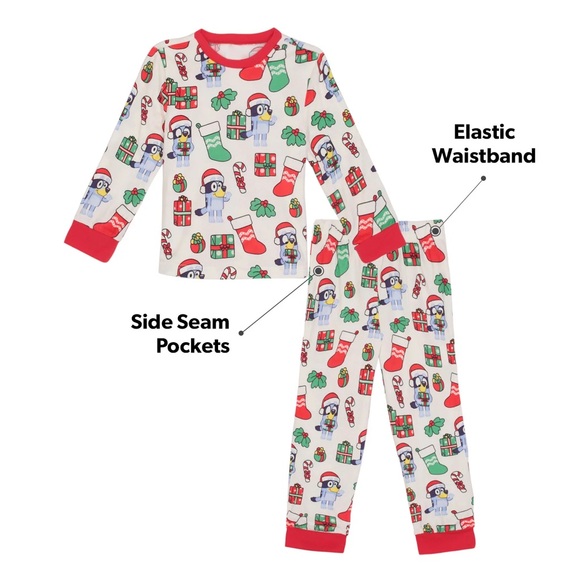 NWT Bluey Family Sleep Women's 2-Piece Pajama Set Size XS - Picture 6 of 7